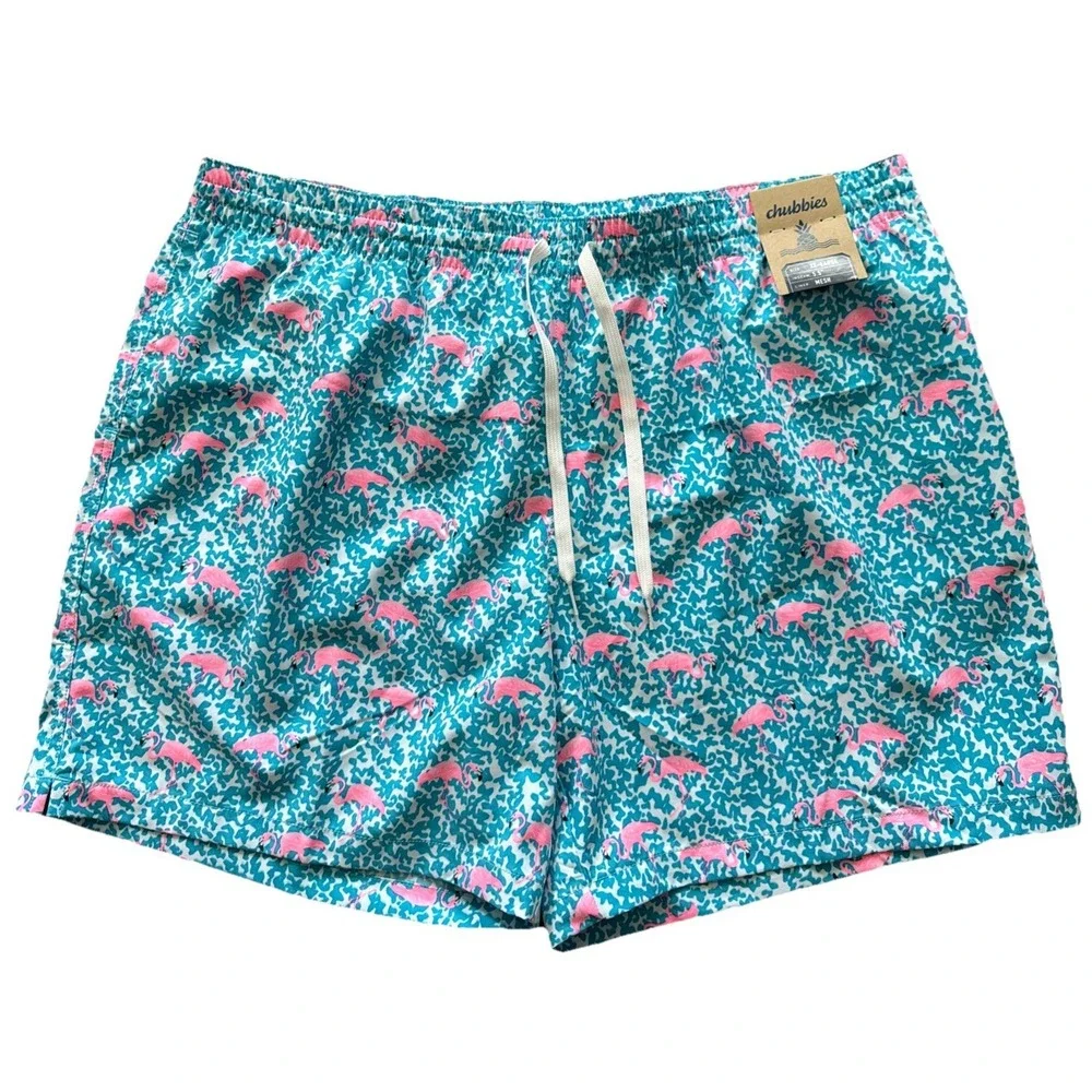 Chubbies The Domingos Flamingos 5.5